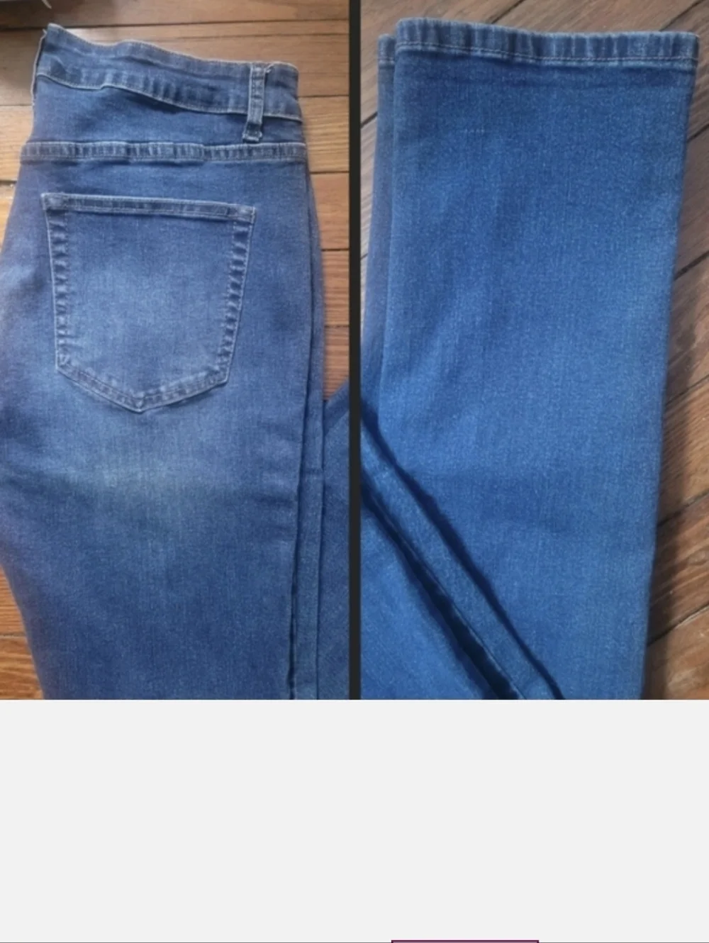 Women's Blue Stretch Denim Jeans